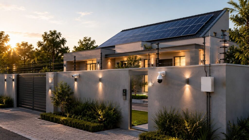 Energia solar e segurança eletrônica: autonomia e economia